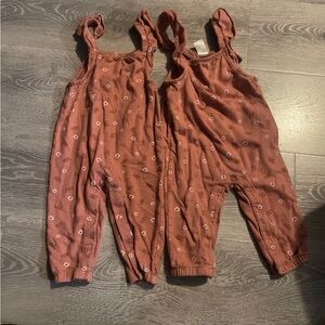 Kids Floral Romper great for twin girls